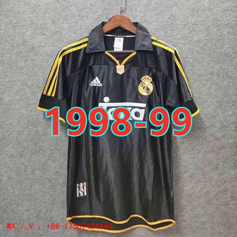 Real Madrid Retro TopThai Quality Away Jersey S-2XL