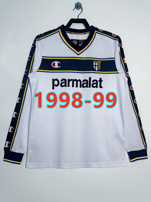Parma Away Retro Long Sleeve Jersey S-2XL