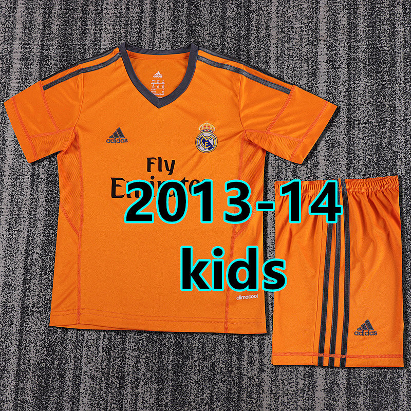 Real Madrid Third Retro Kids Jersey+shorts Kit 16 -28