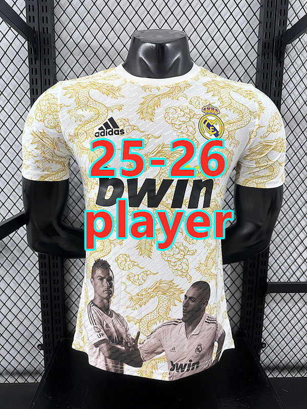 25-26 Real Madrid Special Player Version Jersey S-2XL C