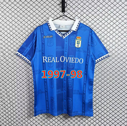Real Oviedo Home Retro Fans Version Jersey S-2XL