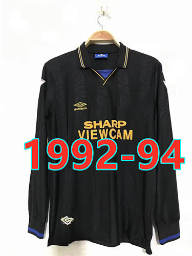 Manchester United Retro Third Long Sleeve Jersey S-2XL