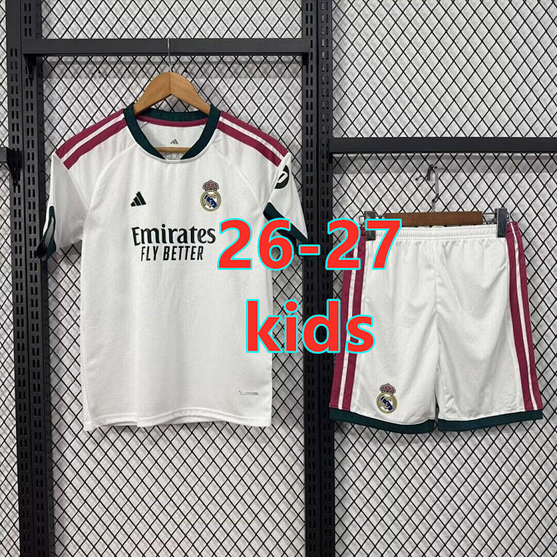 26-27 Real Madrid Home Kids Jersey+shorts Kit 16 -28