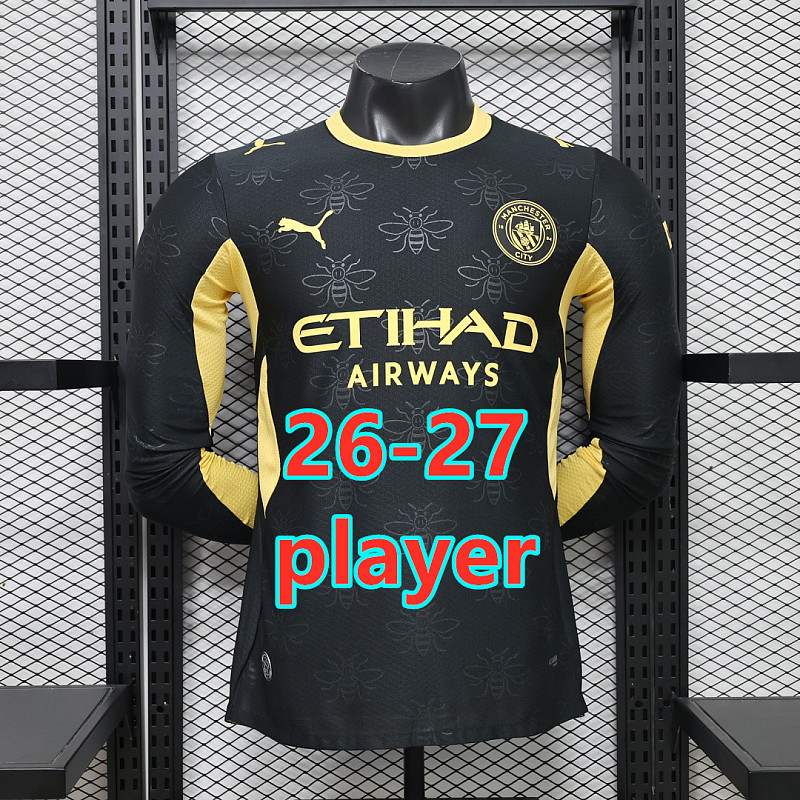 26-27 Manchester City Away Player Long Jersey S-2XL