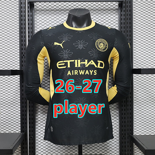 26-27 Manchester City Away Player Long Jersey S-2XL