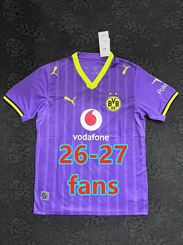 26-27 Dortmund Third Fans Version Jersey S-4XL