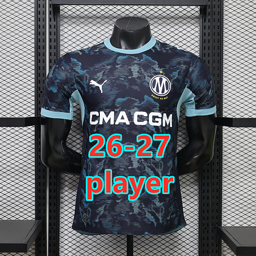 26-27 Marseille Away Player Version Jersey S-3XL