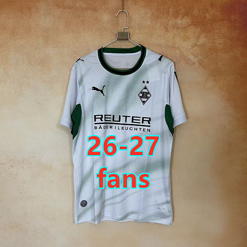 26-27 Monchengladbach Home Fans Version Jersey S-4XL