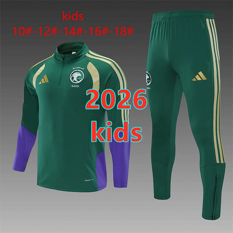 Saudi Arabia Kids Long Sleeve Tracksuit 10 -18