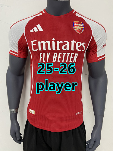 25-26 Arsenal Home Player Version Jersey S-2XL