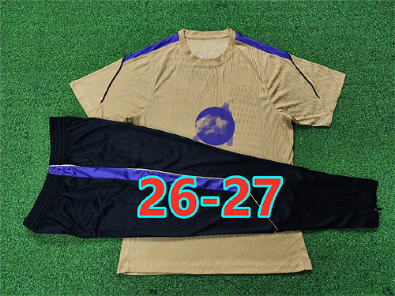 26-27 Barcelona Player Short Sleeve+pants Kit S-3XL