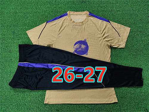 26-27 Barcelona Player Short Sleeve+pants Kit S-3XL