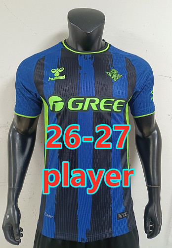 26-27 Real Betis Away Player Version Jersey S-2XL