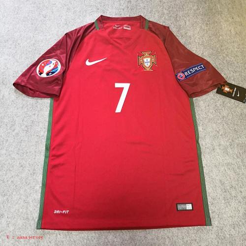 Portugal Euro Retro Home Jersey S-2XL