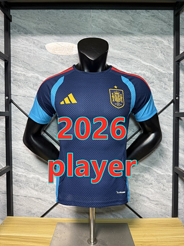 Spain Training Player Version Jersey S-4XL