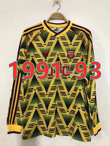 Arsenal Retro Away Long Sleeve Jersey S-2XL