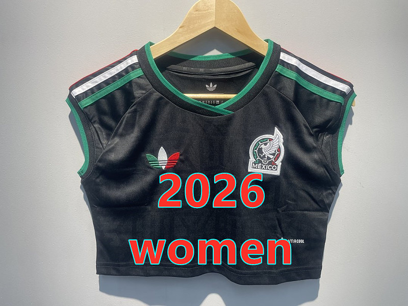 Mexico Third Woman Short Vest S-2XL