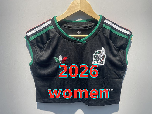 Mexico Third Woman Short Vest S-2XL