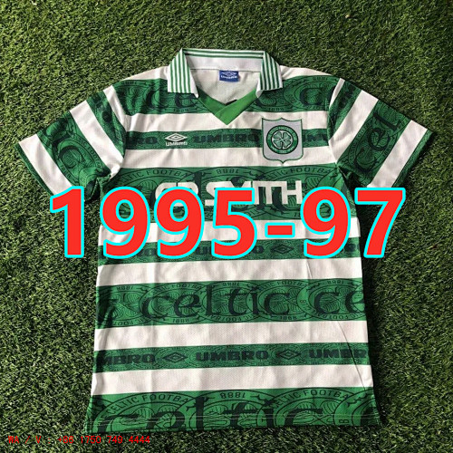 Celtic Retro TopThai Quality Jersey S-2XL