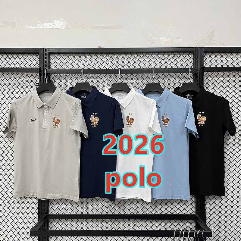 France Polo Jersey S-3XL Polo