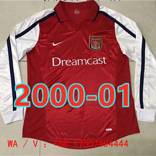 Arsenal Retro TopThai Quality Jersey Long Sleeve S-2XL