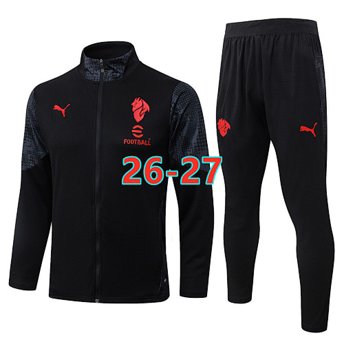26-27 AC Milan Long Zipper Jacket S-2XL Acne