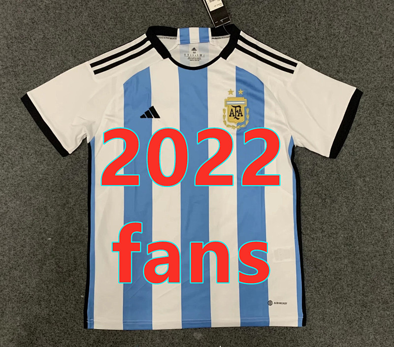 Argentina Fans Version Home Jersey S-4XL