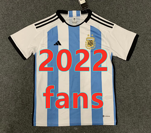 Argentina Fans Version Home Jersey S-4XL