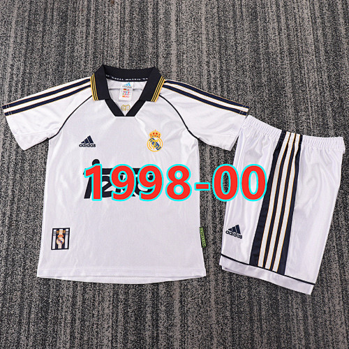 Real Madrid Home Kids Retro Jersey 16 -28