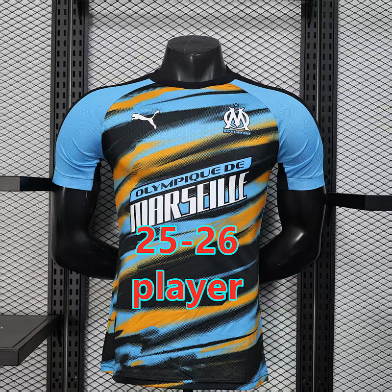 25-26 Marseille Training Player Version Jersey S-2XL