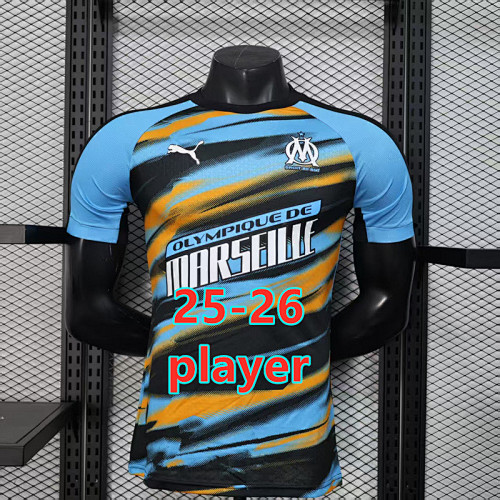 25-26 Marseille Training Player Version Jersey S-2XL