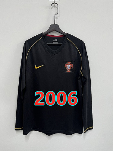 Portugal Away Retro Long Sleeve Jersey S-2XL