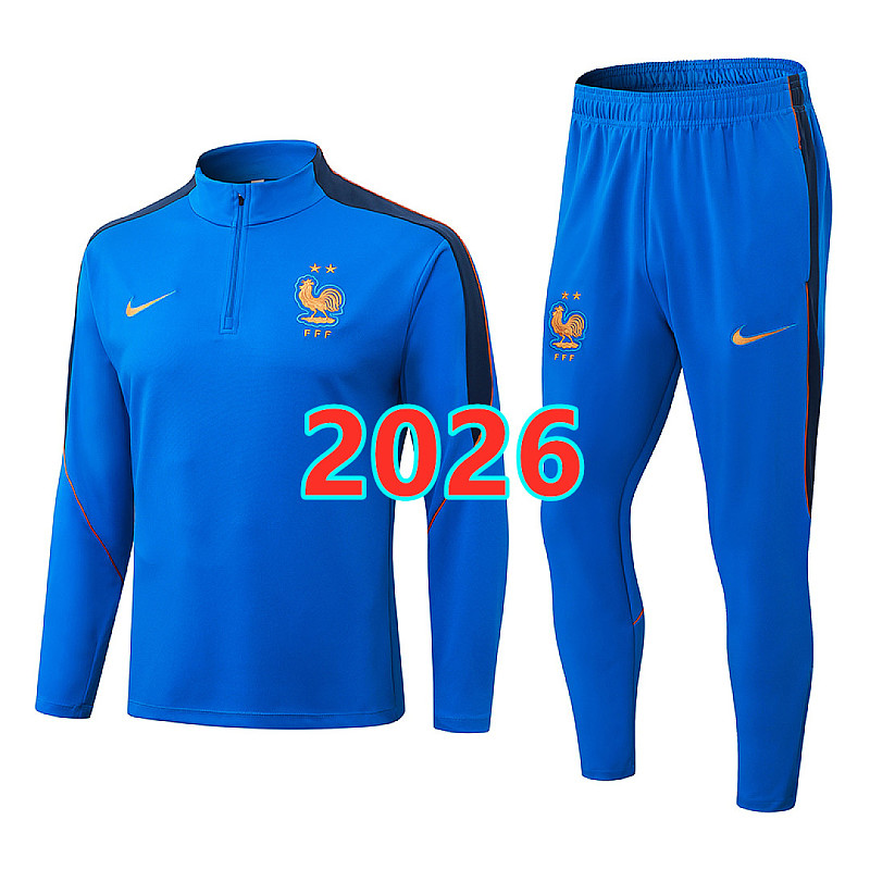 France Long Sleeve Tracksuit S-2XL