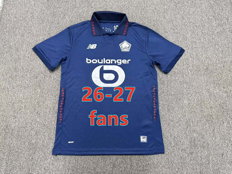 26-27 Lille Third Fans Version Jersey S-4XL