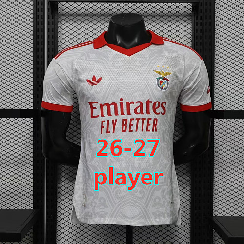 26-27 Benfica Away Player Version Jersey S-2XL