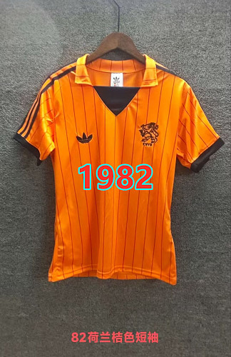 Netherlands Home Retro Fans Version Jersey S-2XL