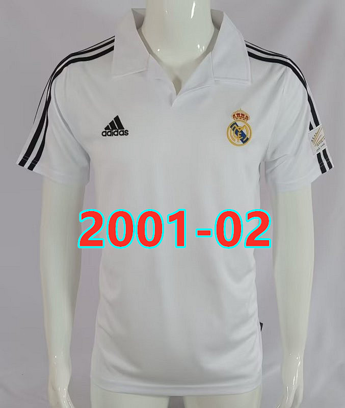 Real Madrid Home Retro Jersey S-2XL