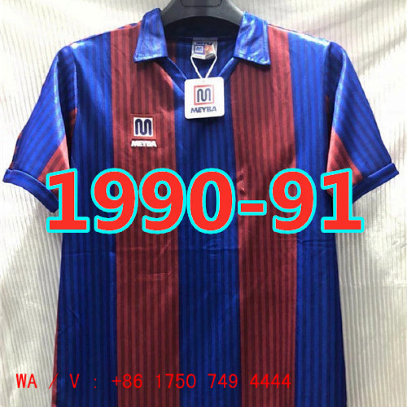Barcelona Retro TopThai Quality Home Jersey S-2XL