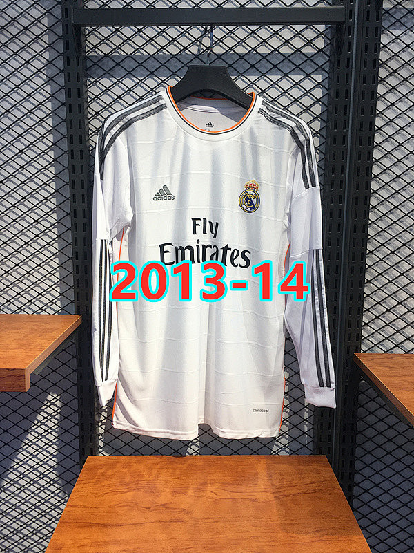 Real Madrid Home Retro Long Jersey S-2XL