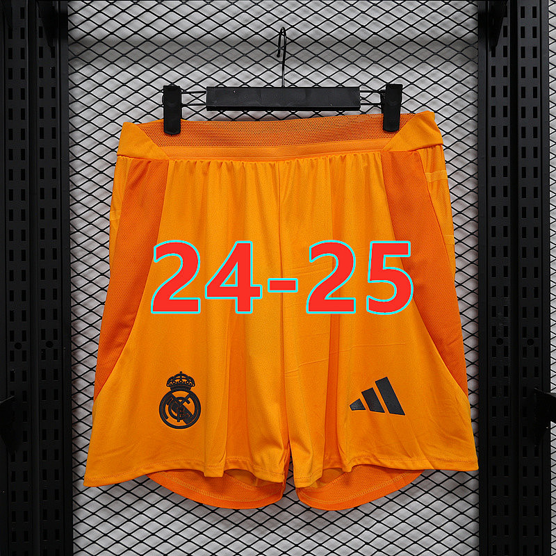 24-25 Real Madrid Away Player Version Shorts S-2XL