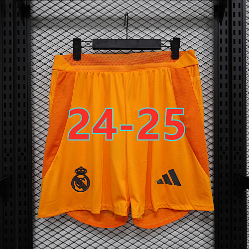 24-25 Real Madrid Away Player Version Shorts S-2XL