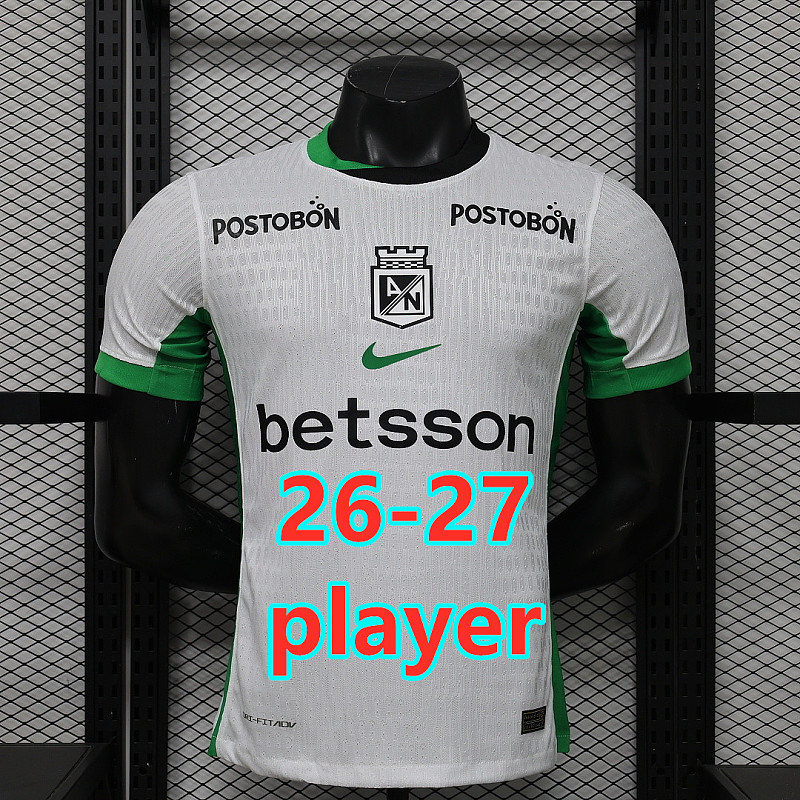 26-27 Atletico Nacional Away Player Version Jersey S-2XL