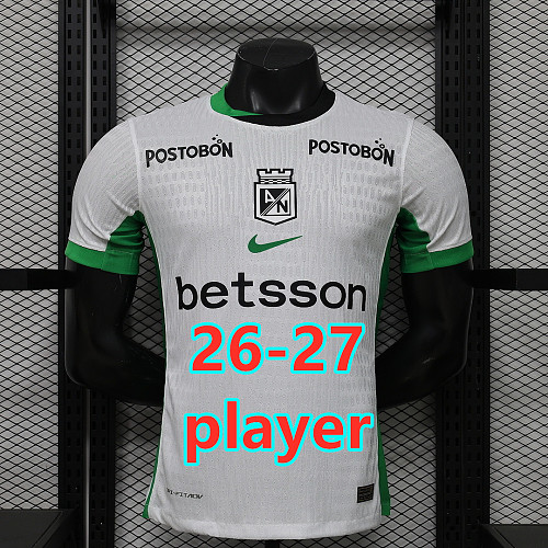 26-27 Atletico Nacional Away Player Version Jersey S-2XL