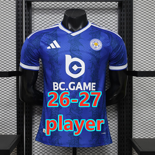 26-27 Leicester City Home Player Version Jersey S-2XL