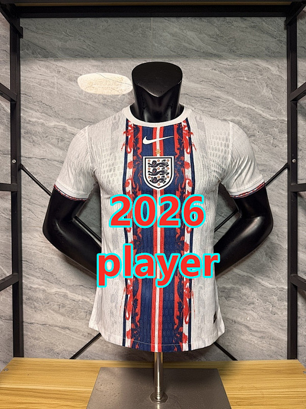 England Special Player Version Jersey S-2XL