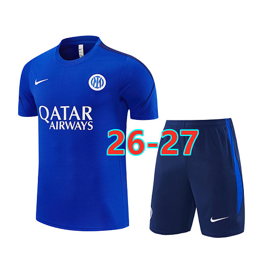 26-27 Inter Milan Short Sleeve Tracksuit S-2XL