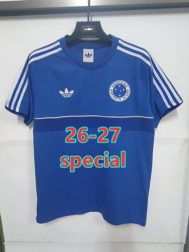 26-27 Cruzeiro Special Fans Version Jersey S-4XL