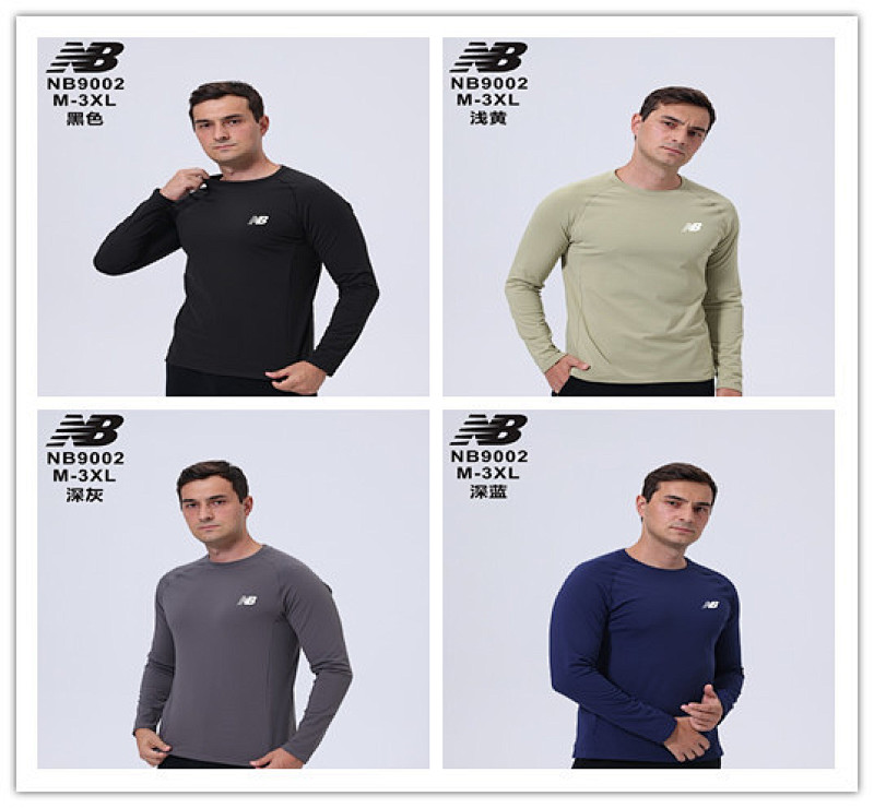 25-26 New Balance Long Sleeve T-shirt Jersey M-3XL T