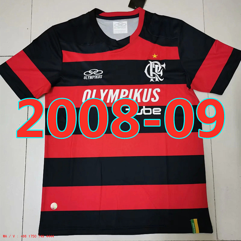 Flamengo Retro Home TopThai Quality Jersey S-2XL