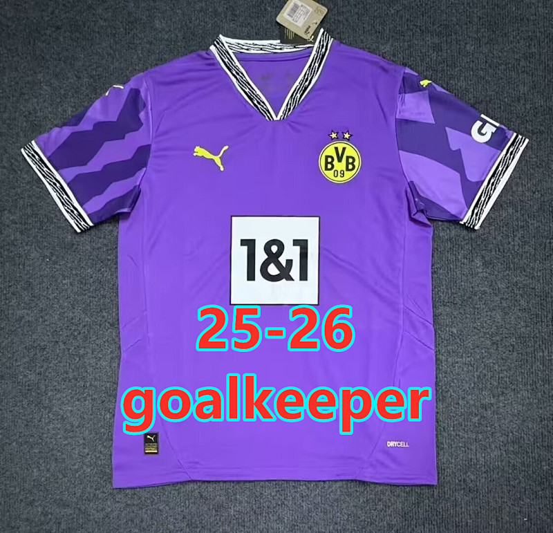 25-26 Dortmund Goalkeeper Fans Version Jersey S-4XL